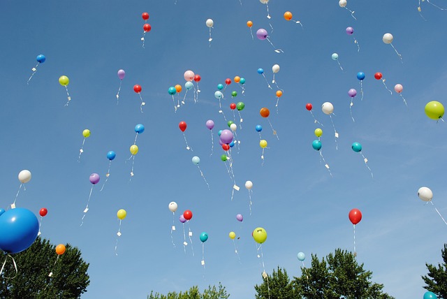 barevné balonky